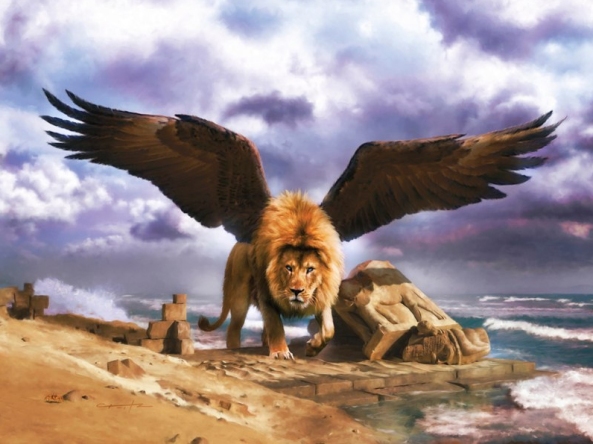 León con dos alas